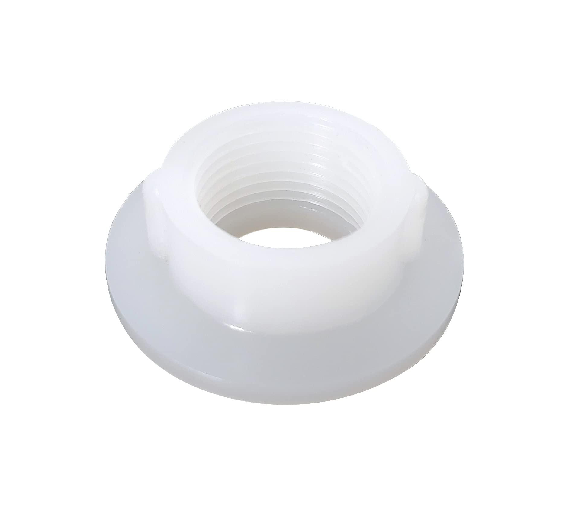 ICON 14171 Spin Fitting, Raised, 3/4 INCH FPT, White - High quality product image showing ICON 14171 Spin Fitting, Raised, 3/4 INCH FPT, White details and features