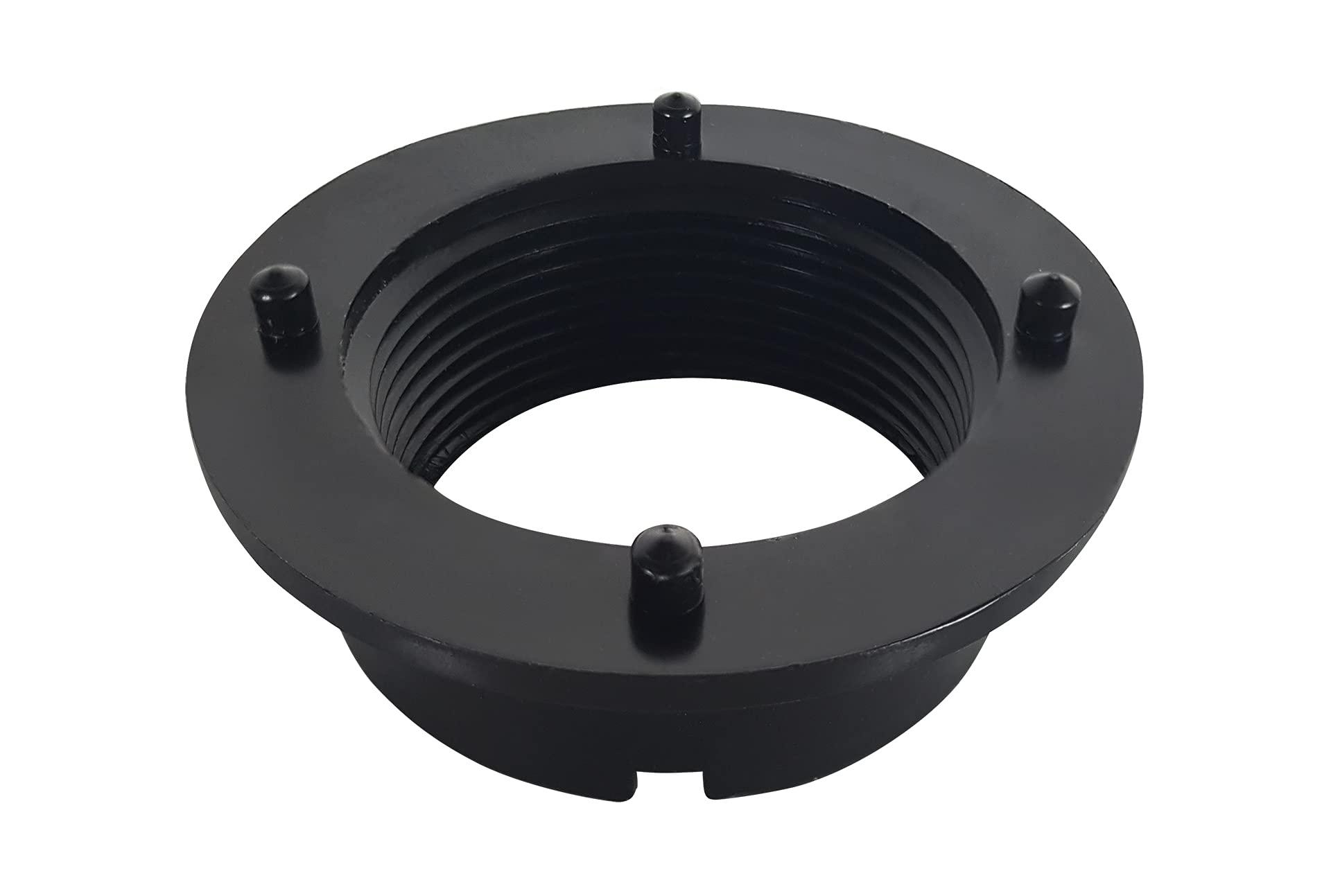 ICON 14395 Spin Fitting, Flush, 1 1/2 INCH FPT, Black - High quality product image showing ICON 14395 Spin Fitting, Flush, 1 1/2 INCH FPT, Black details and features