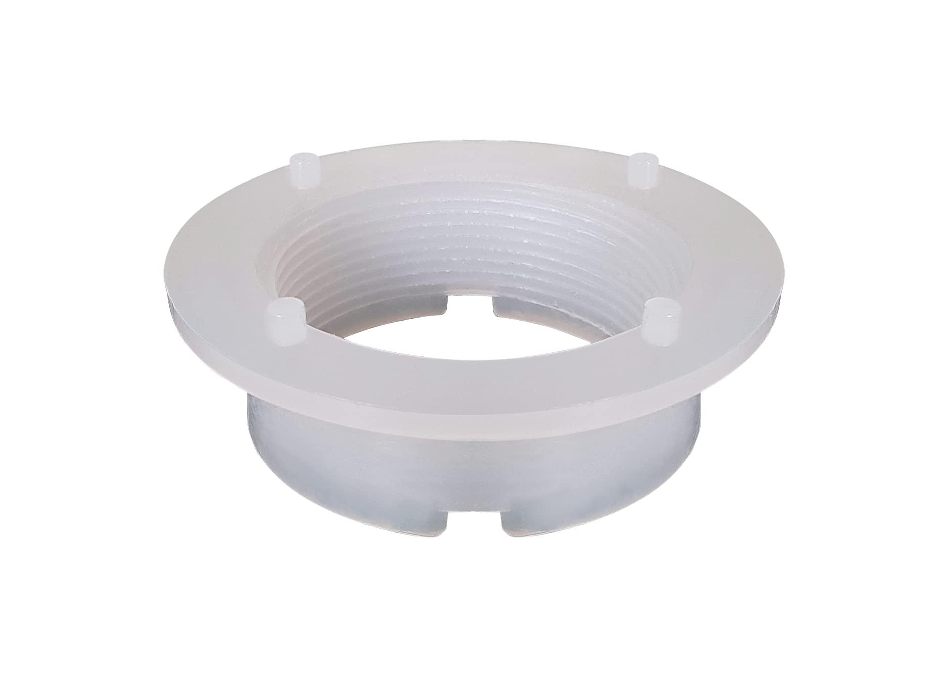 ICON 14436 Spin Fitting, Flush, 2 INCH FPT, White - High quality product image showing ICON 14436 Spin Fitting, Flush, 2 INCH FPT, White details and features