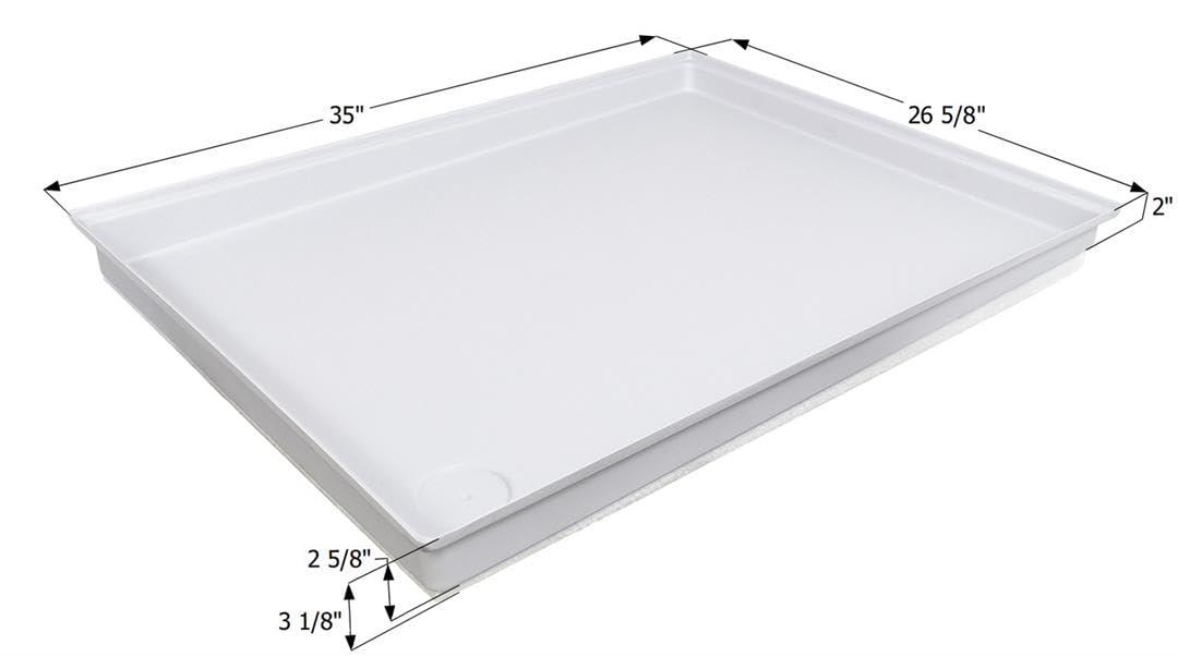 ICON 15037 Shower Pan, SP600-PW, Assembly - High quality product image showing ICON 15037 Shower Pan, SP600-PW, Assembly details and features