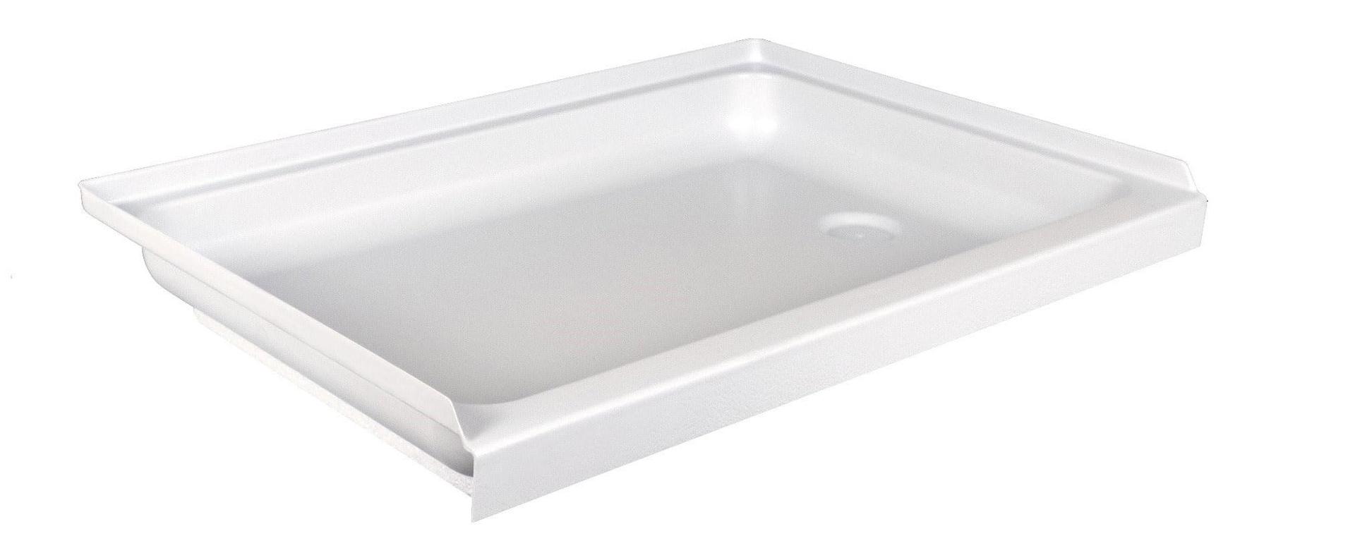 ICON 15238 Shower Pan Assembly SP2432RH-PW, Right Hand Drain - High quality product image showing ICON 15238 Shower Pan Assembly SP2432RH-PW, Right Hand Drain details and features