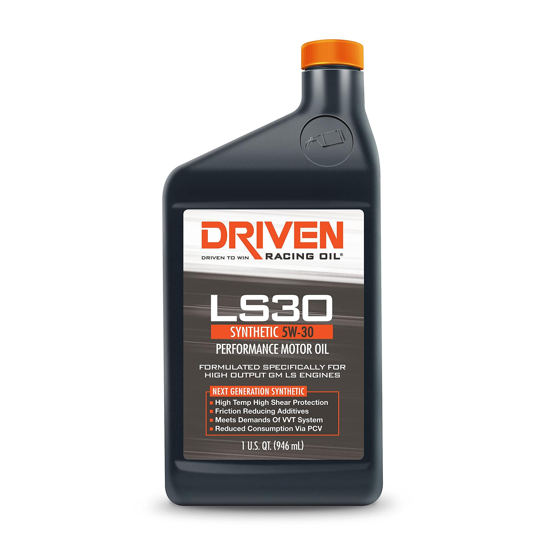 DRIVEN 02906 5W-30 LS30 Street/Strip Oil, 1 quart - High quality product image showing DRIVEN 02906 5W-30 LS30 Street/Strip Oil, 1 quart details and features