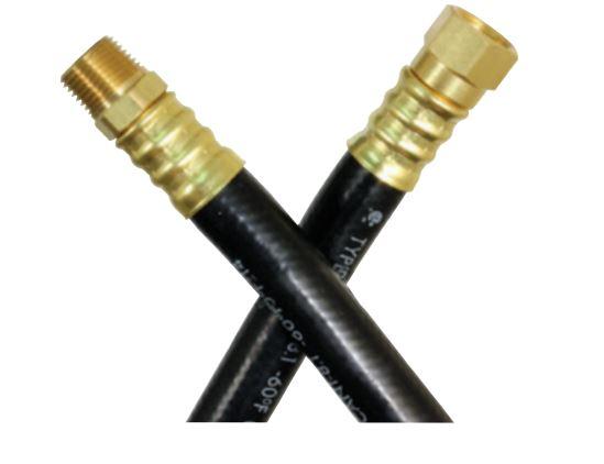 JR PRODUCTS 0731645 07-31645 3/8 INCH LP OEM Supply Hose - 24 INCH - The Twister Group Tools product