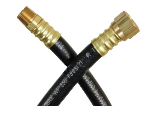JR PRODUCTS 0731695 07-31695 3/8 INCH LP OEM Supply Hose - 60 INCH - The Twister Group Tools product
