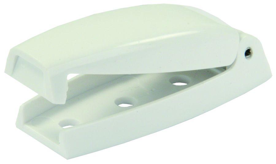 JR PRODUCTS 10234 Baggage Door Catch - White, Pack of 2 - High quality product image showing JR PRODUCTS 10234 Baggage Door Catch - White, Pack of 2 details and features