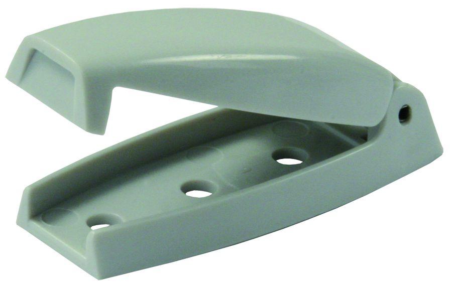 JR PRODUCTS 10244 Gray Bullet Baggage Door Catch - High quality product image showing JR PRODUCTS 10244 Gray Bullet Baggage Door Catch details and features