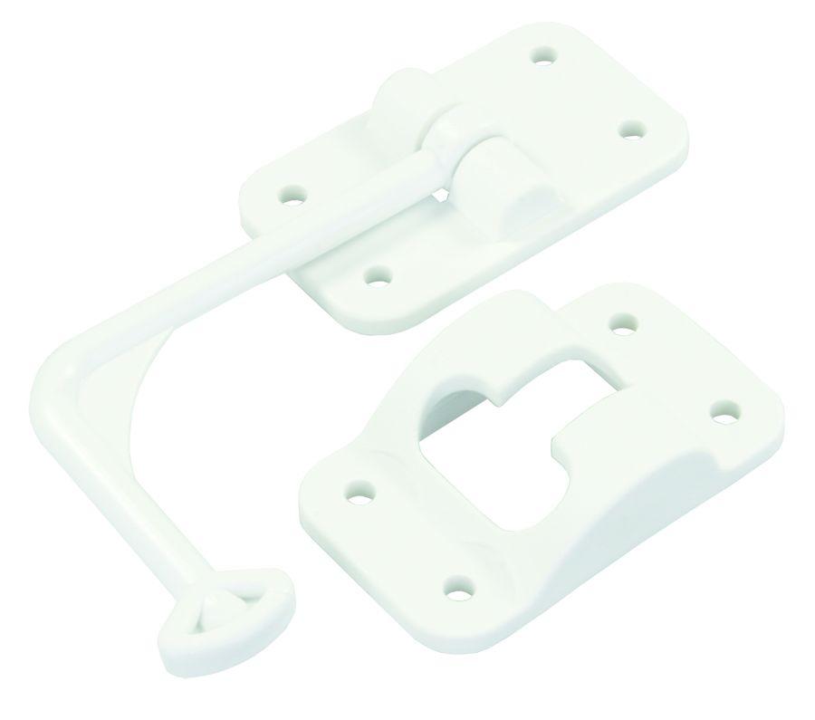 JR PRODUCTS 10605 Plastic 90° T-Style Door Holder - Polar White, 6 INCH - The Twister Group Tools product
