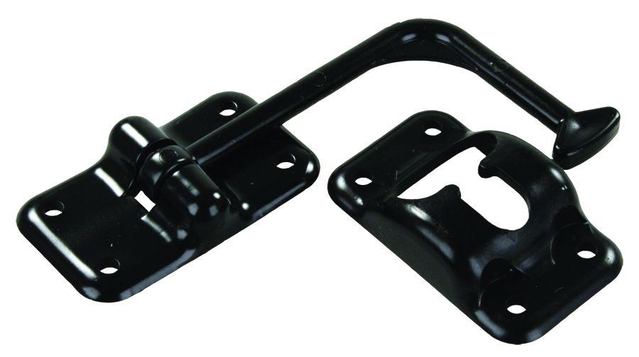 JR PRODUCTS 10625 Plastic 90° T-Style Door Holder - Black, 6 INCH (5) - The Twister Group Tools product