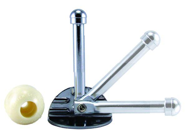 JR PRODUCTS 10645 Pivoting 180° Door Holder - 3-1/2 INCH - High quality product image showing JR PRODUCTS 10645 Pivoting 180° Door Holder - 3-1/2 INCH details and features