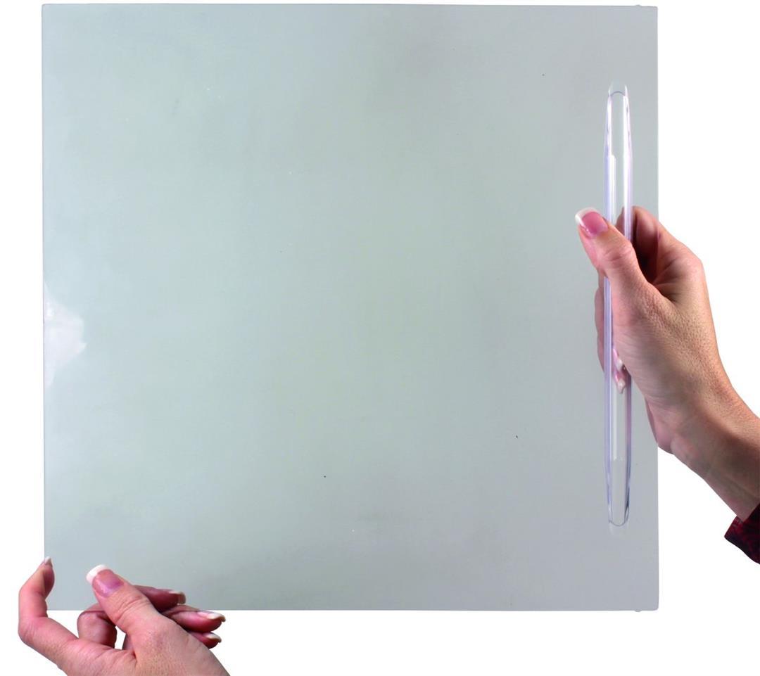 JR PRODUCTS 11195 Flat Screen Door Slider Clear, 12 Inch - High quality product image showing JR PRODUCTS 11195 Flat Screen Door Slider Clear, 12 Inch details and features