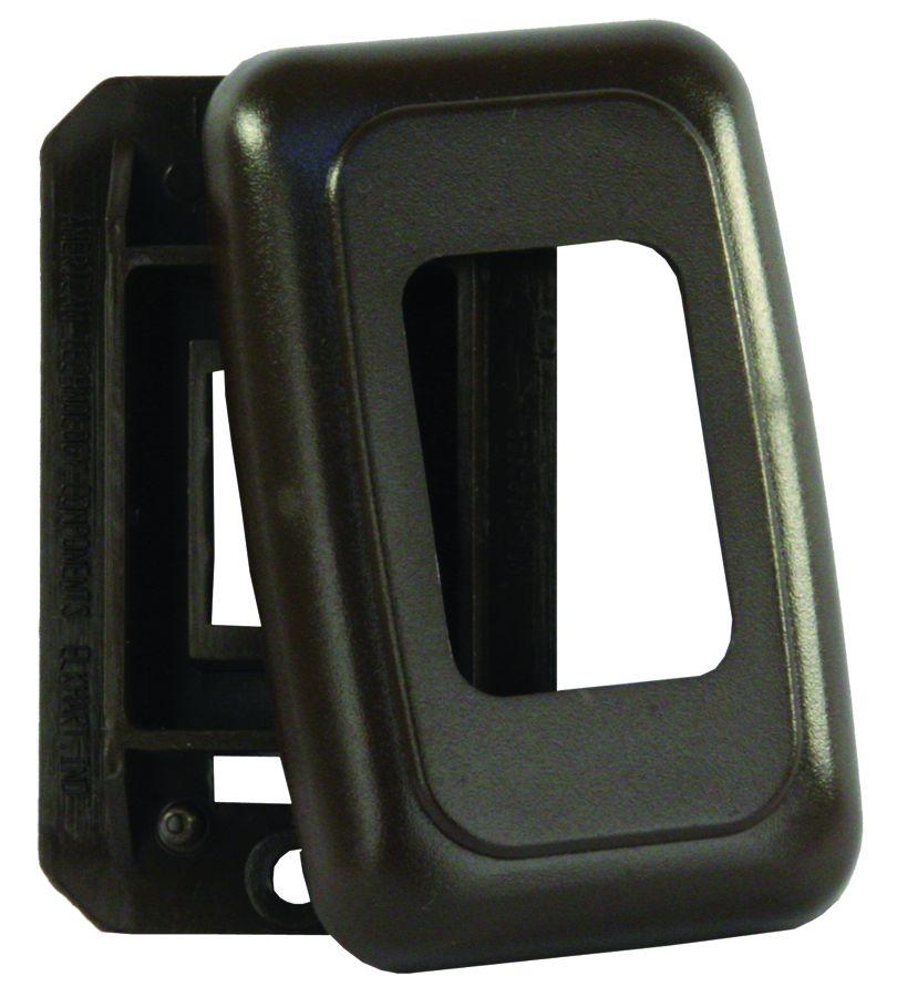 JR PRODUCTS 12195 Brown Single Switch Base and Face Plate - High quality product image showing JR PRODUCTS 12195 Brown Single Switch Base and Face Plate details and features