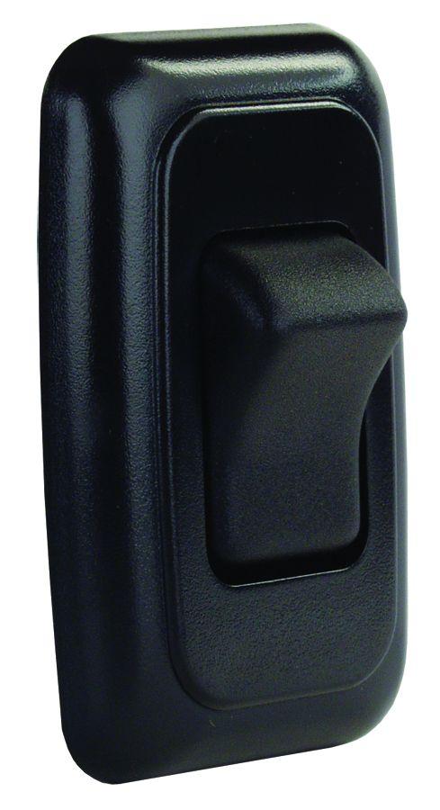 JR PRODUCTS 12225 Black Single SPST On-Off Switch with Bezel - The Twister Group Tools product