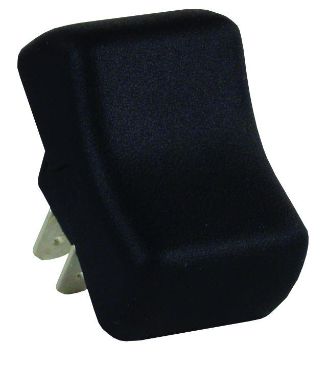 JR PRODUCTS 12255 Black SPST On-Off Switch - High quality product image showing JR PRODUCTS 12255 Black SPST On-Off Switch details and features