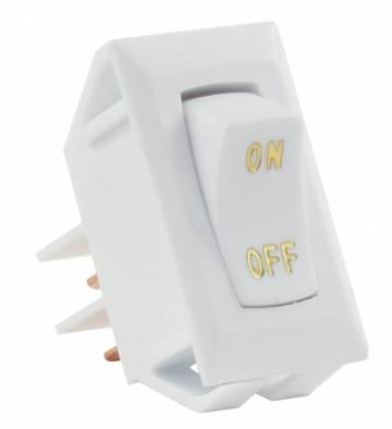 JR PRODUCTS 125815 White/Gold 12V On/Off Switch (Pack of 5) - The Twister Group Tools product
