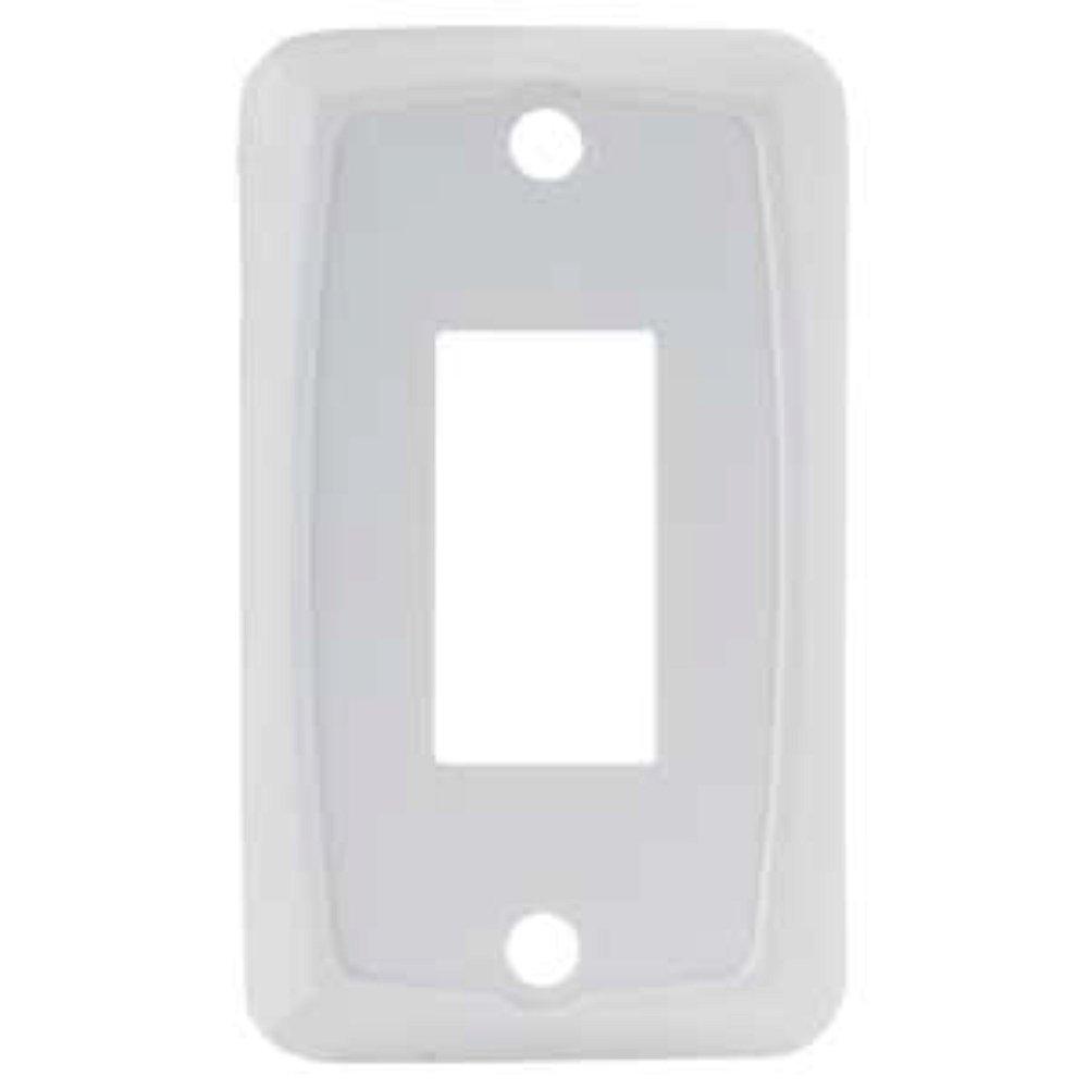 JR PRODUCTS 12841-5 White Single Switch Wall Plate (Pack of 5) - High quality product image showing JR PRODUCTS 12841-5 White Single Switch Wall Plate (Pack of 5) details and features