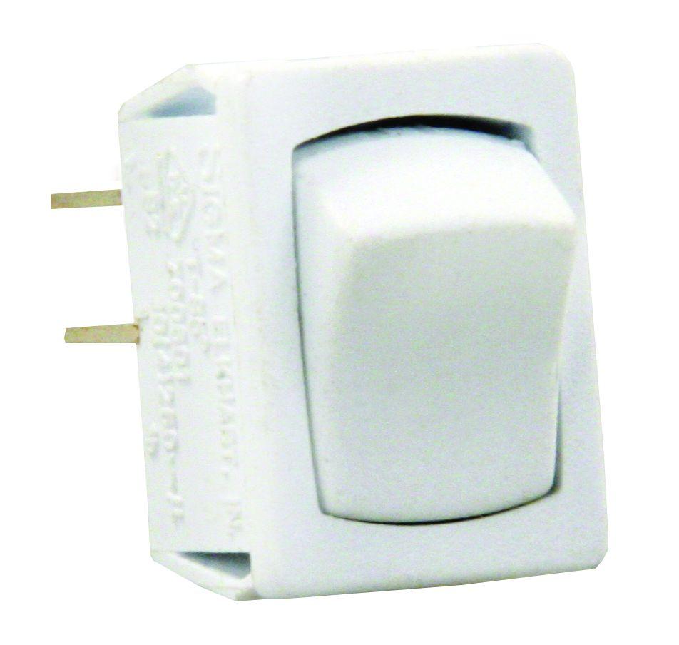 JR PRODUCTS 13645 White SPST Mini On/Off Switch - High quality product image showing JR PRODUCTS 13645 White SPST Mini On/Off Switch details and features