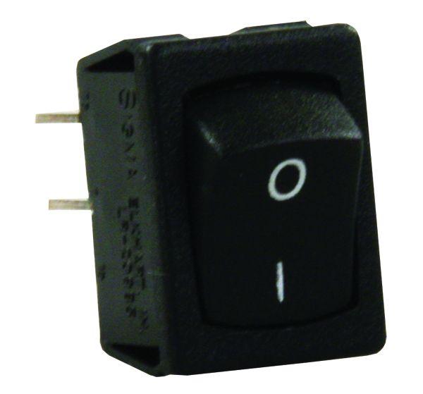 JR PRODUCTS 13735 Black Mini Labeled On/Off I-O Switch - High quality product image showing JR PRODUCTS 13735 Black Mini Labeled On/Off I-O Switch details and features