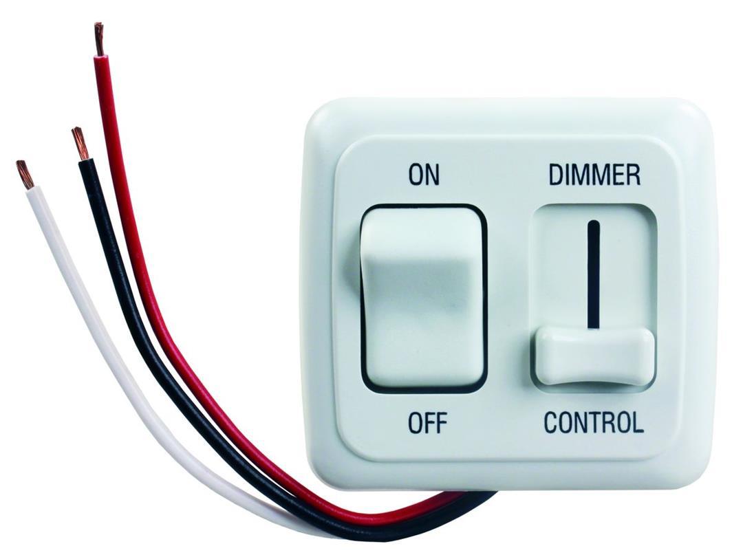 JR PRODUCTS 15205 White LED Dimmer On/Off Switch - High quality product image showing JR PRODUCTS 15205 White LED Dimmer On/Off Switch details and features
