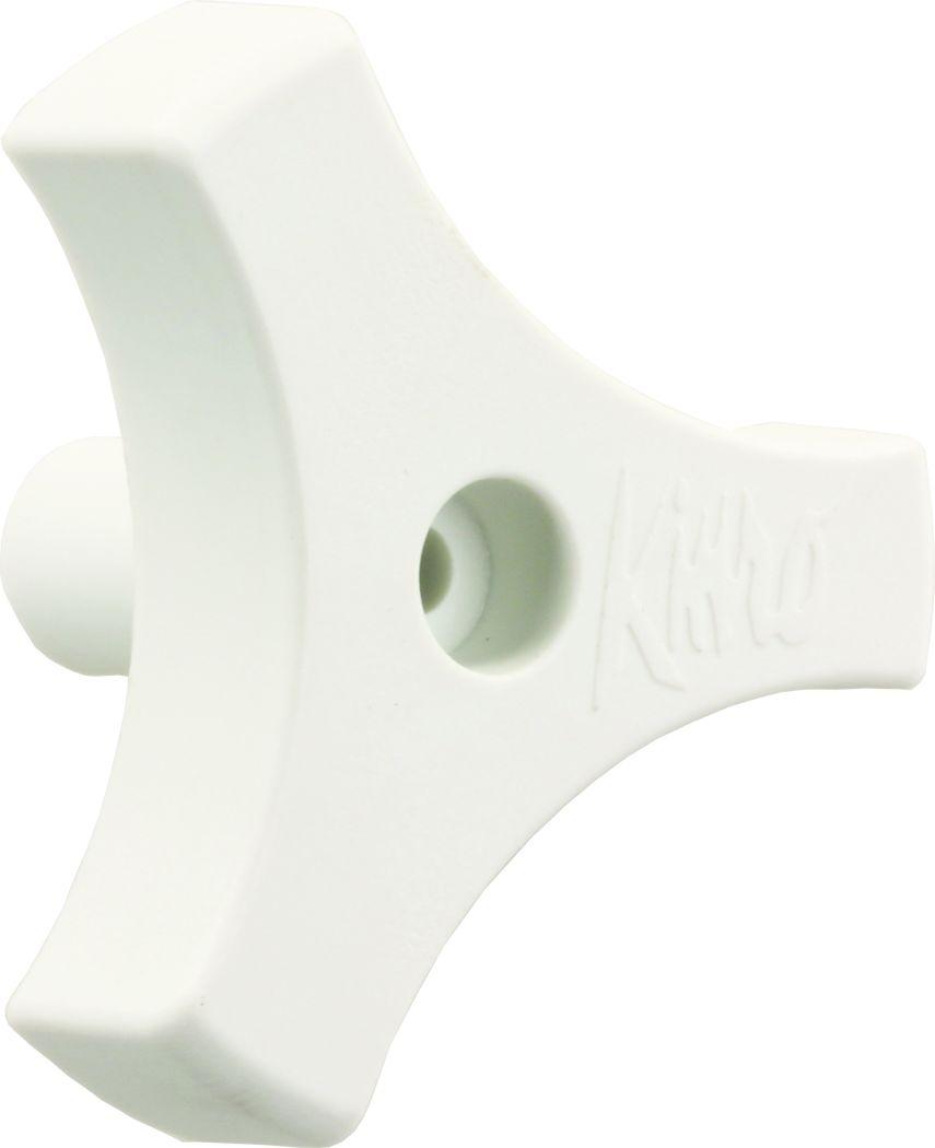 JR PRODUCTS 20165 Tri-Lug Window Knob - 9/16 INCH, White - The Twister Group Tools product