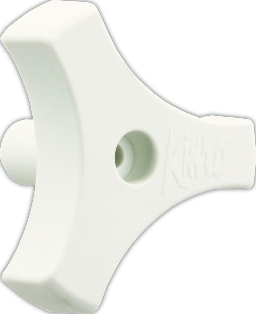 JR PRODUCTS 20185 Tri-Lug Window Knob - 13/16 INCH, White - High quality product image showing JR PRODUCTS 20185 Tri-Lug Window Knob - 13/16 INCH, White details and features