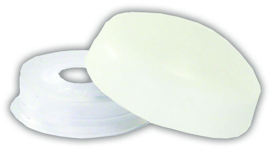 JR PRODUCTS 20375 Screw Covers, 4 - White - High quality product image showing JR PRODUCTS 20375 Screw Covers, 4 - White details and features