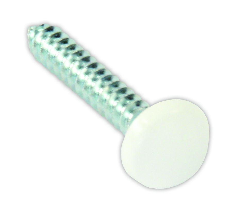 JR PRODUCTS 20415 Kappet Screws with Covers, 4 - White - The Twister Group Tools product