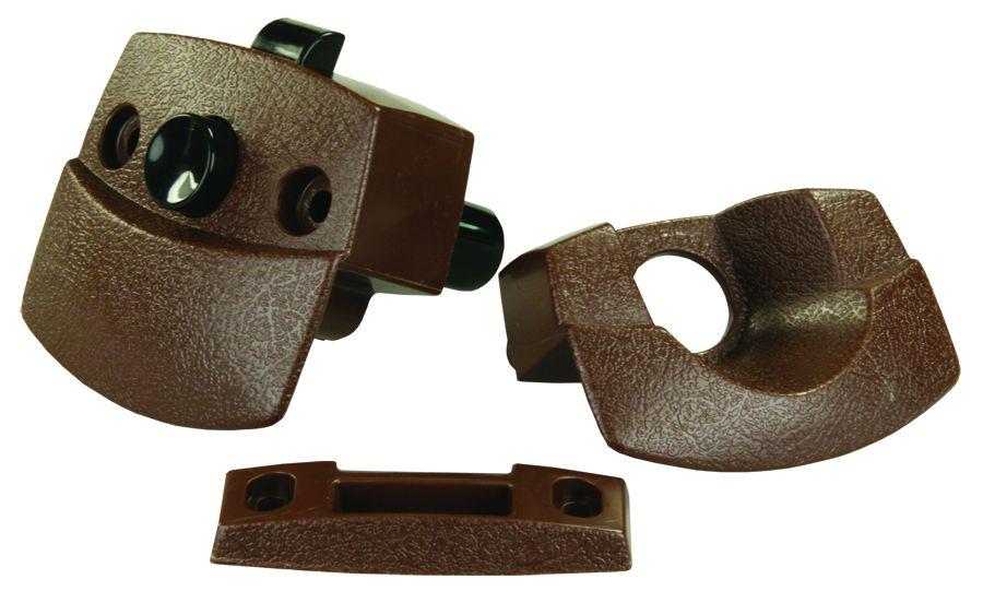 JR PRODUCTS 20505 Sliding Door Privacy Latch - Brown - The Twister Group Tools product