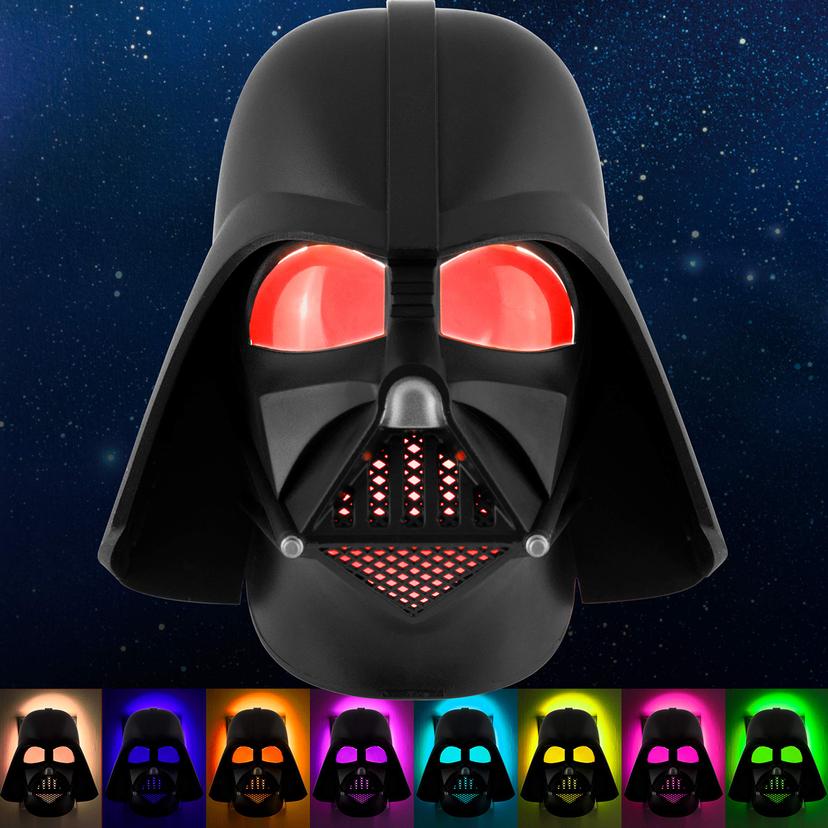 JASCO 43428 Star Wars Darth Vader LED Night Light, Color Changing, Collectors Edition, Dusk-to-Dawn Sensor, Plug-in, Disney, Galaxy, Ideal for Bedroom, Bathroom, Nursery, Hallway