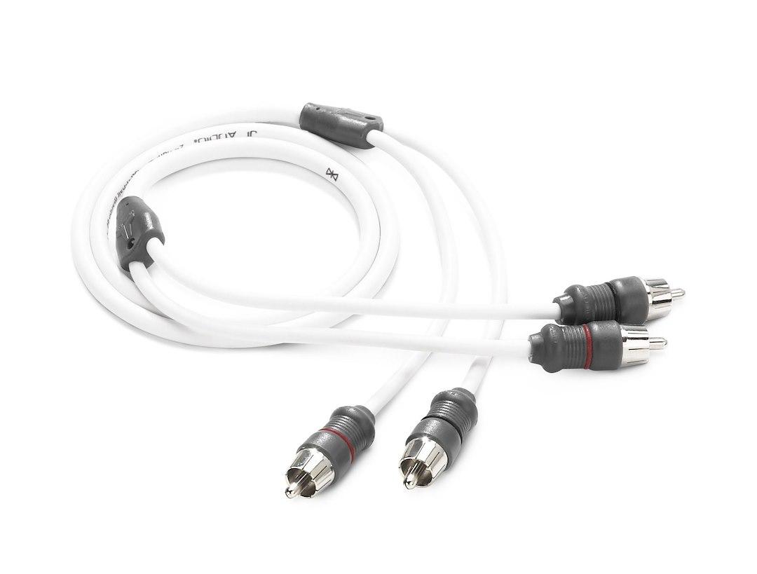 JL AUDIO 010-13446-00 XMD-WHTAIC2-3, 2-Channel; 3 Foot Length; White Cable With Black Connector - High quality product image showing JL AUDIO 010-13446-00 XMD-WHTAIC2-3, 2-Channel; 3 Foot Length; White Cable With Black Connector details and features