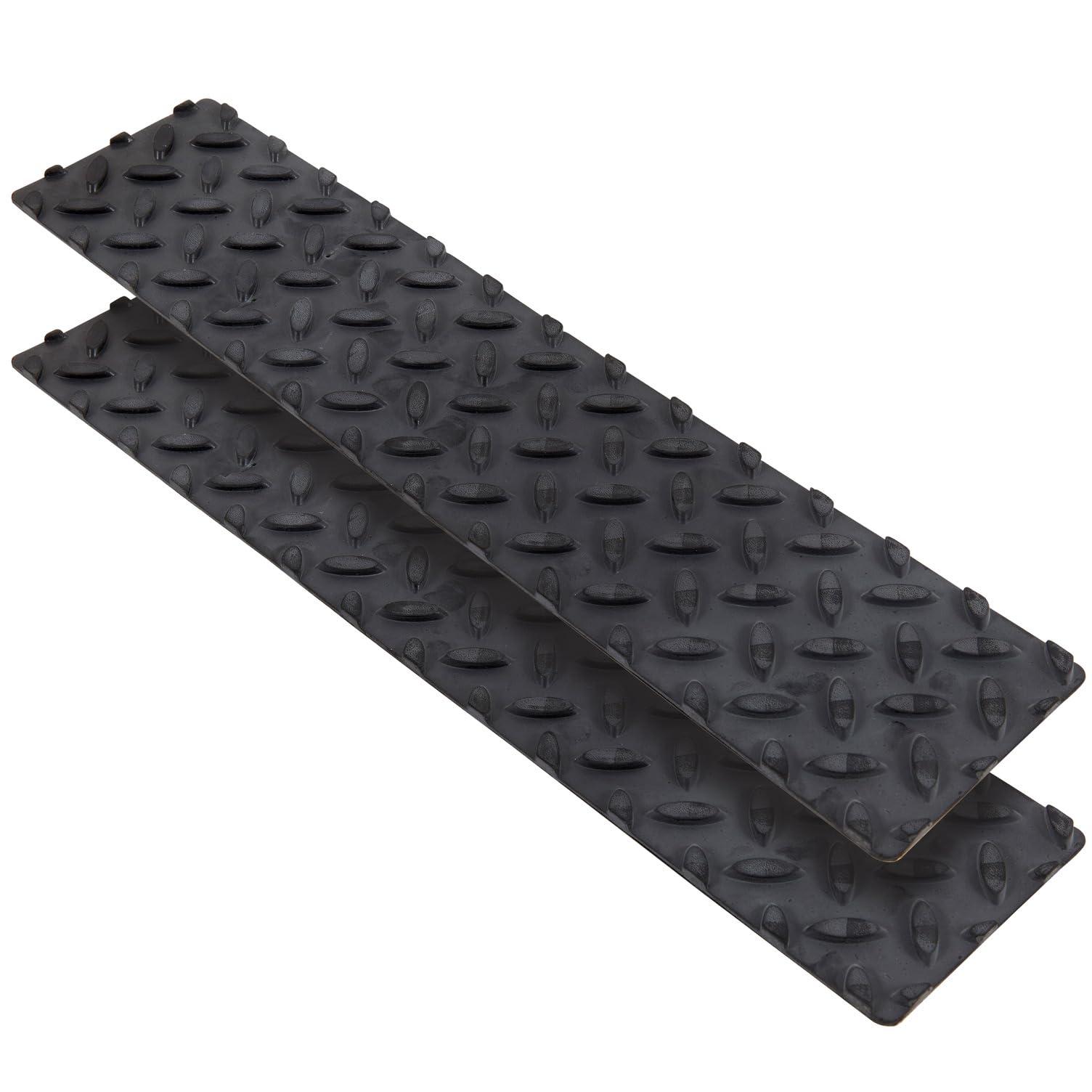 KEEPER 05680 04A 4 INCHx 17.5 INCHEPDM Rubber Safety Step, Black, 2 Pack - High quality product image showing KEEPER 05680 04A 4 INCHx 17.5 INCHEPDM Rubber Safety Step, Black, 2 Pack details and features