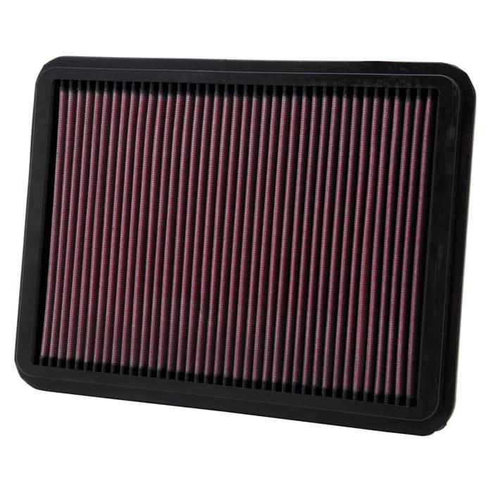K&N FILTER 33-2144 Air Filter; FilterCharger; Washable; Red; Cotton Gauze; Panel; 12-1/16 Inch Length x 9-3/16 Inch Width x 7/8 Inch Height