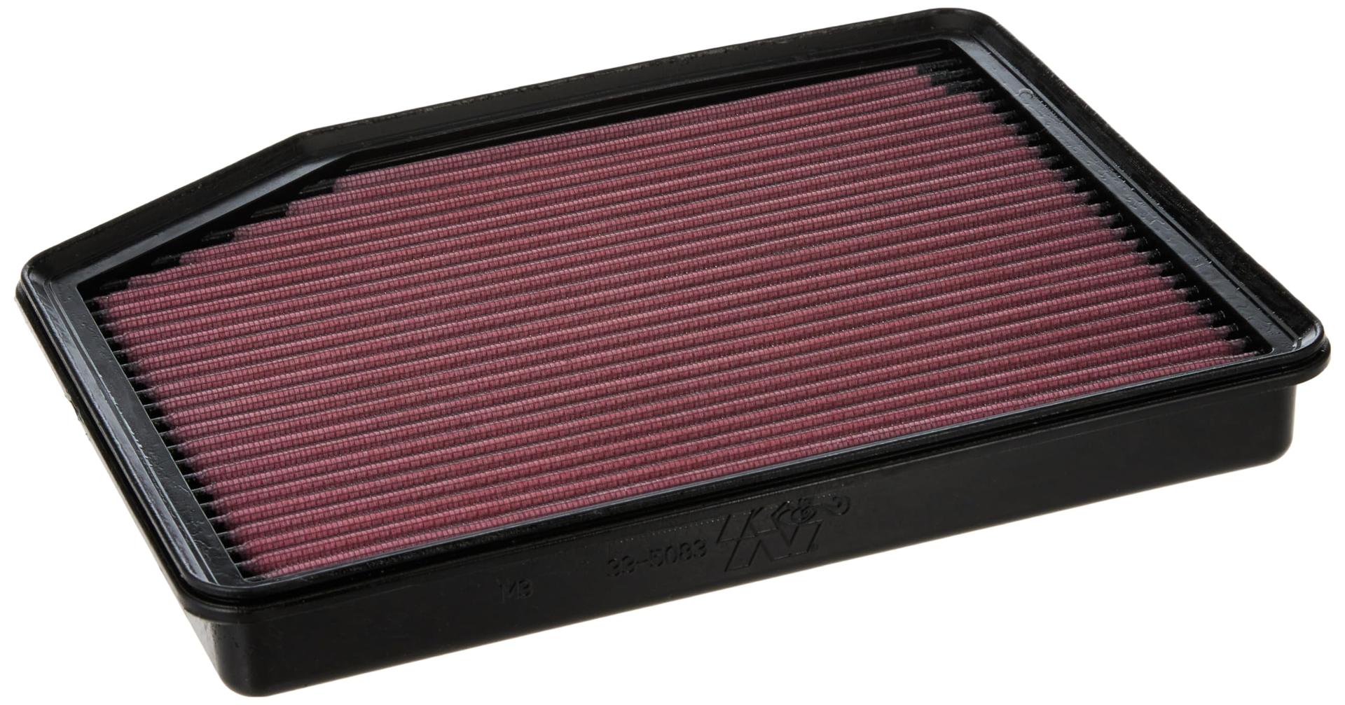 K&N FILTER 33-2997 Engine Air Filter: Increase Power & Acceleration, Washable, Premium, Replacement Car Air Filter: Compatible with 2012-2019 BMW L3/L6 (M2, i8, 335i, 435i, M135, M235, 435i) - High quality product image showing K&N FILTER 33-2997 Engine Air Filter: Increase Power & Acceleration, Washable, Premium, Replacement Car Air Filter: Compatible with 2012-2019 BMW L3/L6 (M2, i8, 335i, 435i, M135, M235, 435i) details and features