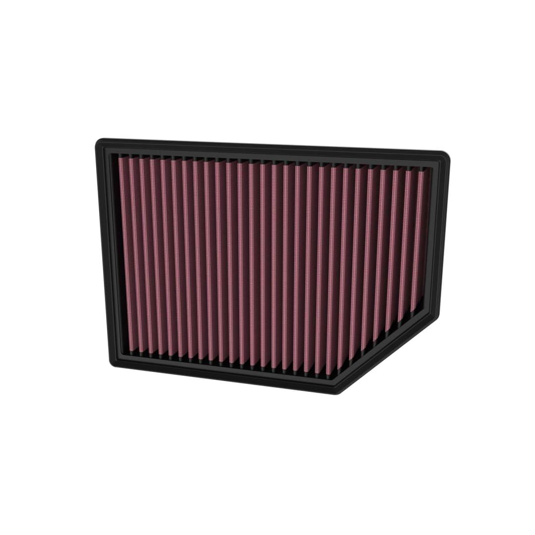 K&N FILTER 33-5125 REPLACEMENT AIR FILTER, Washable; Red; Cotton Gauze; Panel - High quality product image showing K&N FILTER 33-5125 REPLACEMENT AIR FILTER, Washable; Red; Cotton Gauze; Panel details and features
