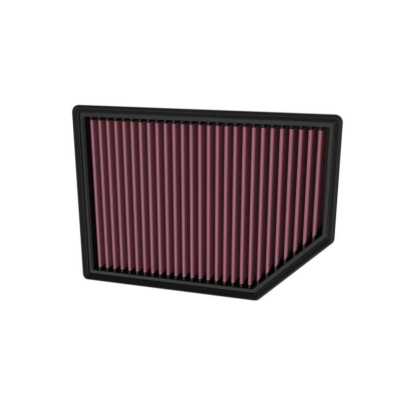 K&N FILTER 33-5125 REPLACEMENT AIR FILTER, Washable; Red; Cotton Gauze; Panel