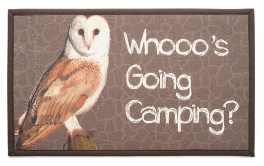 KITTRICH STRB148542 WHOOOS Going Camping TEXTILENE MAT - High quality product image showing KITTRICH STRB148542 WHOOOS Going Camping TEXTILENE MAT details and features