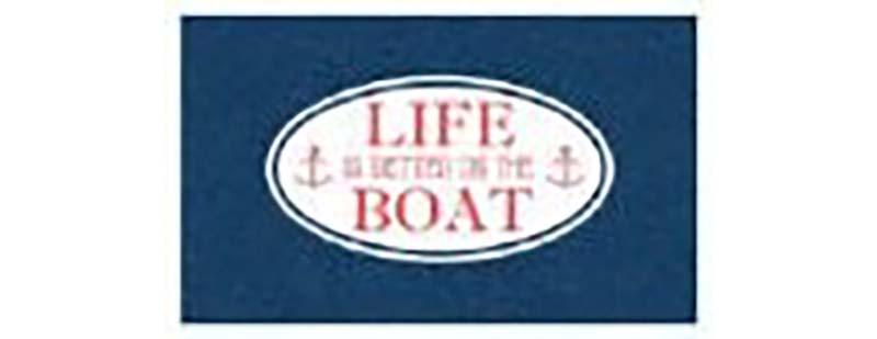 KITTRICH STRB214701 Life is Better ON The Boat Navy BL