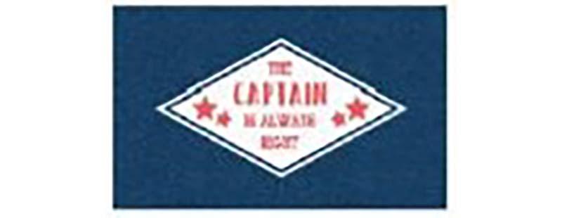 KITTRICH STRB214771 The Captain is Always Right Navy B - High quality product image showing KITTRICH STRB214771 The Captain is Always Right Navy B details and features
