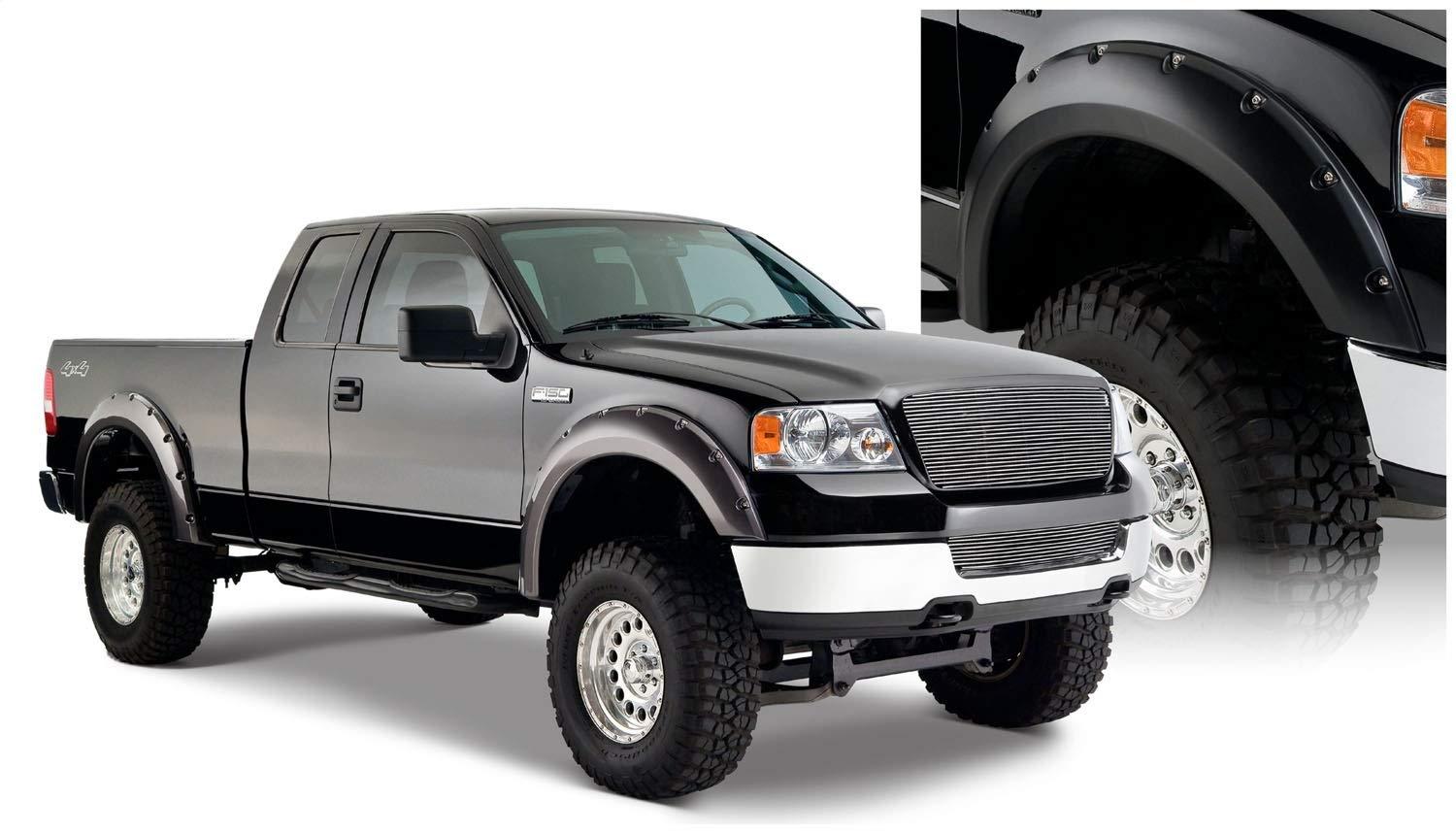 BUSHWACKER 20916-02 Pocket Style Fender Flares 4pc. Set fits 2004-2008 Ford F-150 - High quality product image showing BUSHWACKER 20916-02 Pocket Style Fender Flares 4pc. Set fits 2004-2008 Ford F-150 details and features