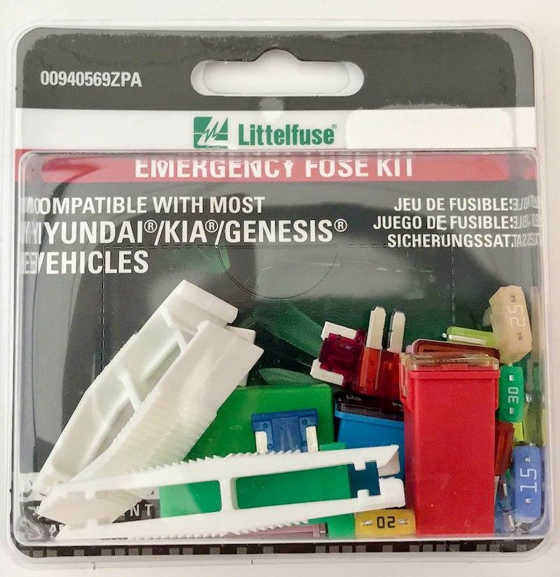 LITTELFUSE 00940569ZPA Fuse Assortment; OE Replacement; Emergency Fuse Kit For Use With Most Hyundai/ Kia And Genesis Vehicles (Pack of 22) - The Twister Group Tools product