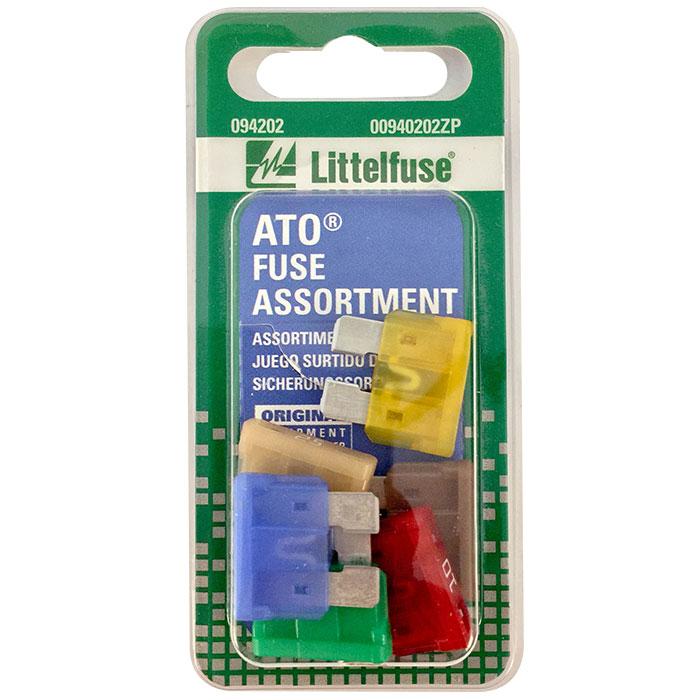 LITTELFUSE 094202 ATO FUSE ASST, ATO; With One 5 Amp/ One 10 Amp/ One 15 Amp/ One 20 Amp/ One 25 Amp/ One 30 Amp - The Twister Group Tools product