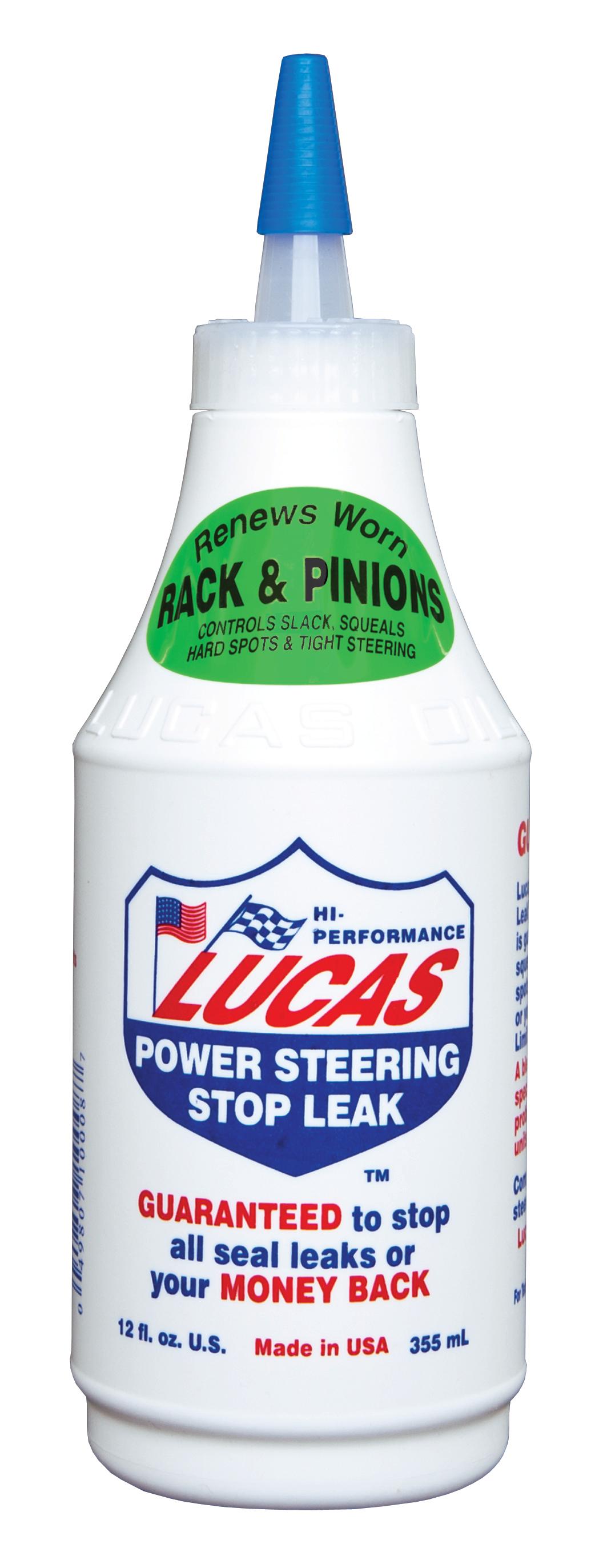 LUCAS OIL 10008 Power Steering Stop Leak 12 Oz. - The Twister Group Tools product