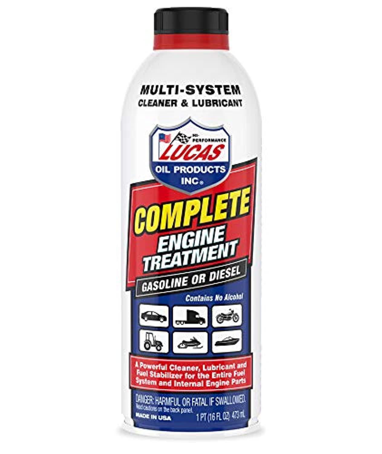 LUCAS OIL 10016 Complete Engine Treatment - 16 Ounce - High quality product image showing LUCAS OIL 10016 Complete Engine Treatment - 16 Ounce details and features