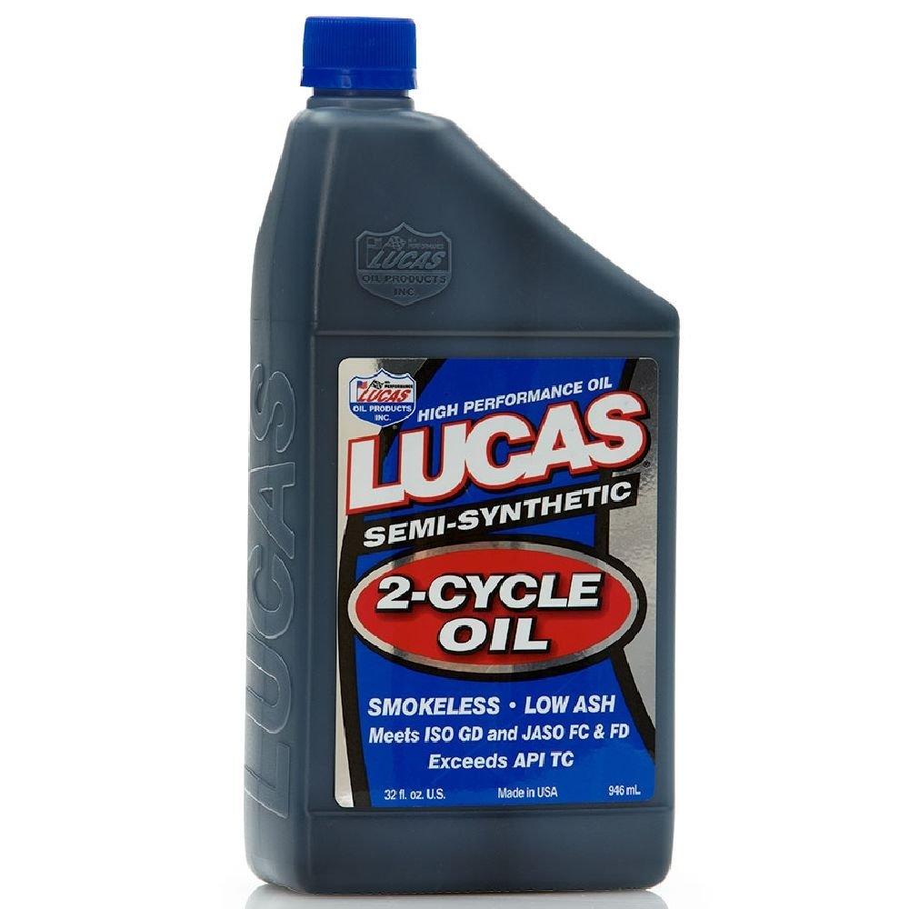 LUCAS OIL 10110 Semi-Synthetic 2-Cycle Oil - 1 Quart Bottle - The Twister Group Tools product