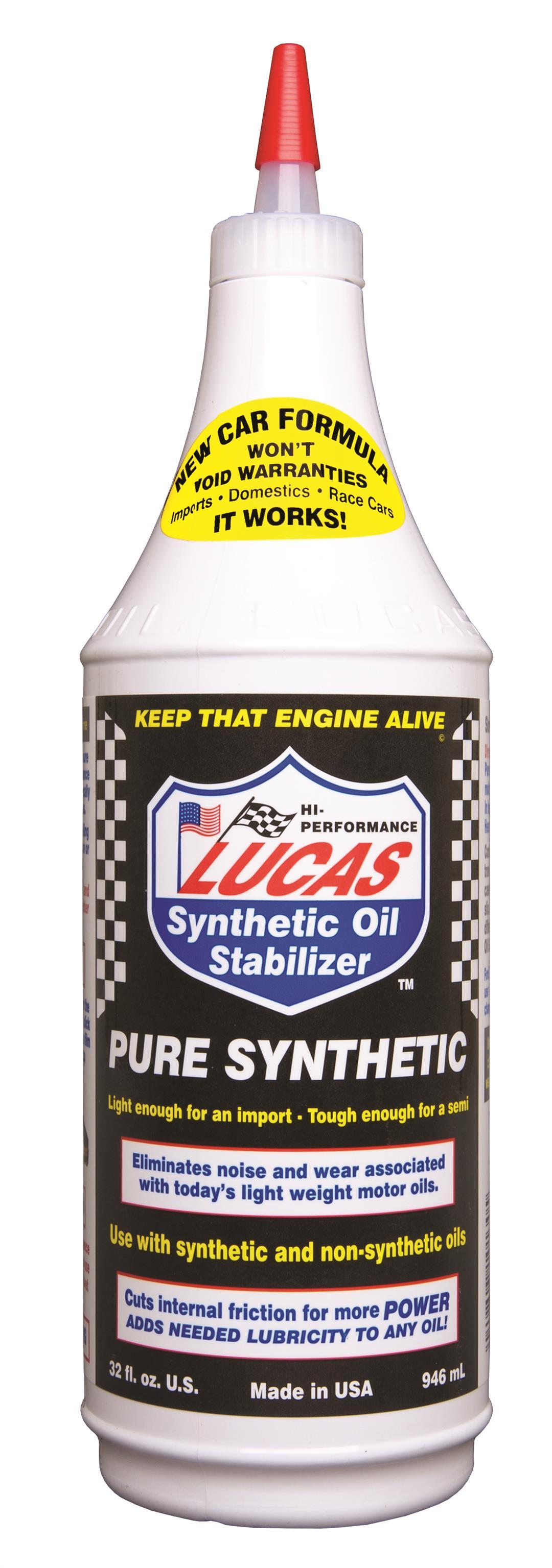 LUCAS OIL 10130 Synth Oil Stabilizer 1Qt - High quality product image showing LUCAS OIL 10130 Synth Oil Stabilizer 1Qt details and features