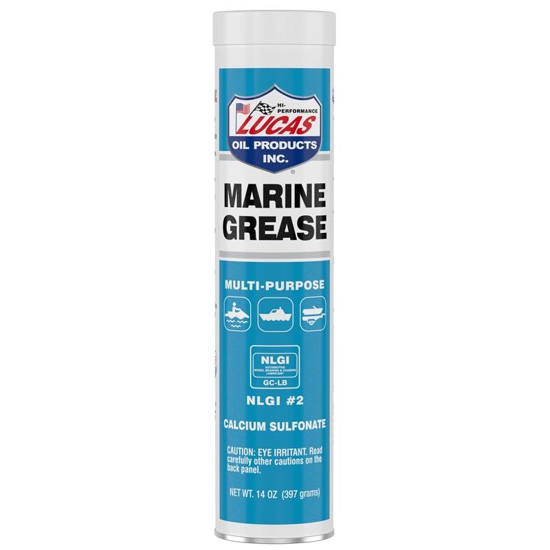 LUCAS OIL 10320-30 MARINE GREASE/30X1/14 OUN, Overbased Calcium Sulfonate Formula; 14 Ounce Tube; Single; For Marine Trailer Wheel Bearing/ Trailer Chassis Lubrication And Outboards - The Twister Group Tools product
