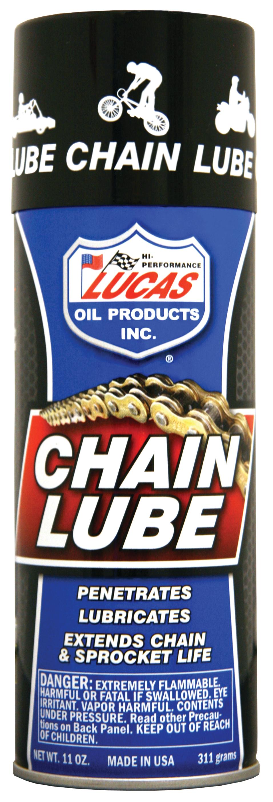 LUCAS OIL 10393 CHAIN LUBE AEROSOL 11OZ - The Twister Group Tools product