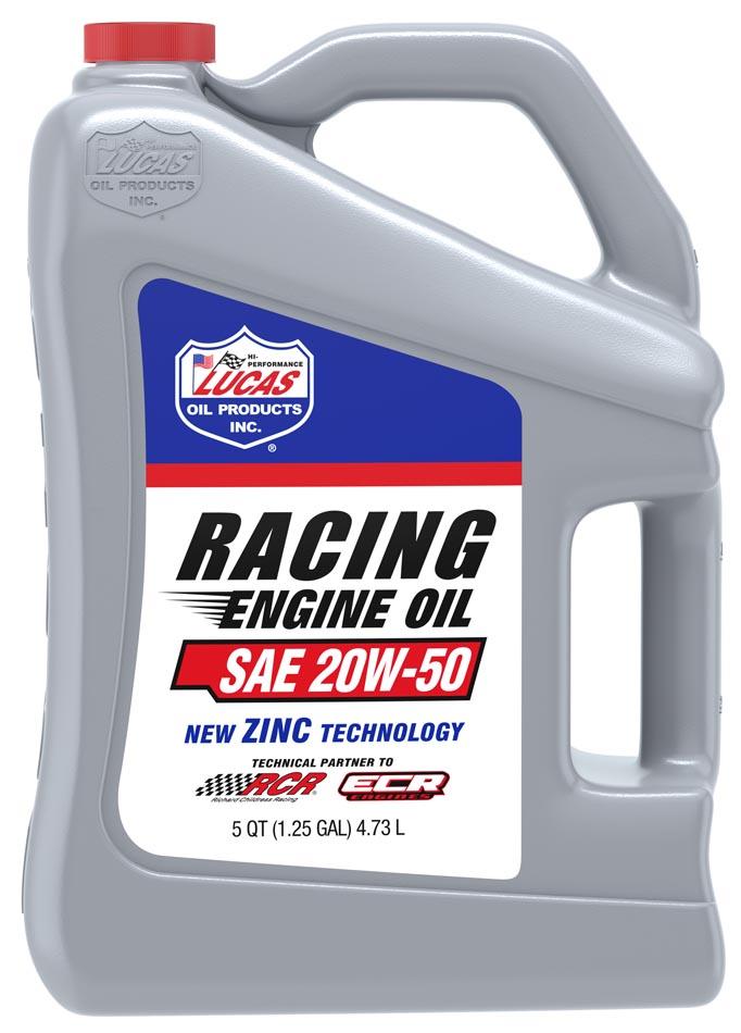LUCAS OIL 10621 SAE 20W-50 Racing Motor Oil - 5 Quart - The Twister Group Tools product