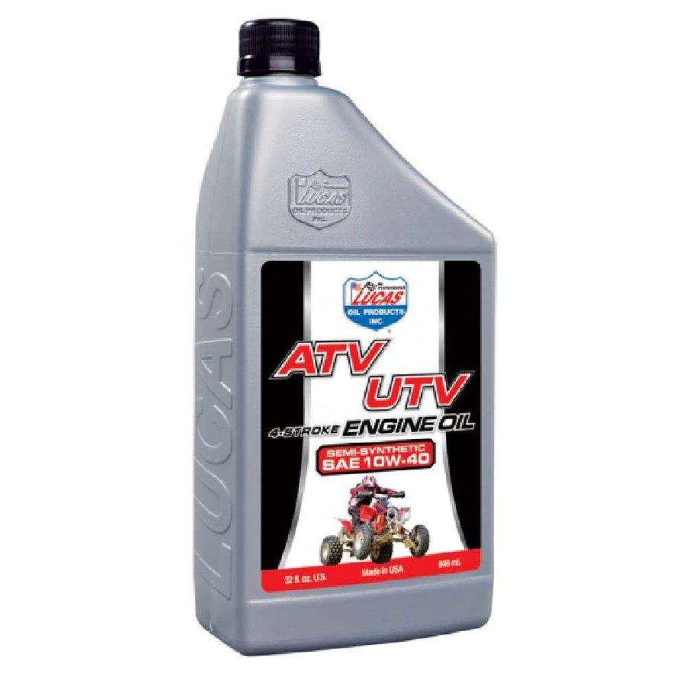LUCAS OIL 10720 Semi-Synthetic SAE 10W-40 ATV Engine Oil - 1 Quart - High quality product image showing LUCAS OIL 10720 Semi-Synthetic SAE 10W-40 ATV Engine Oil - 1 Quart details and features