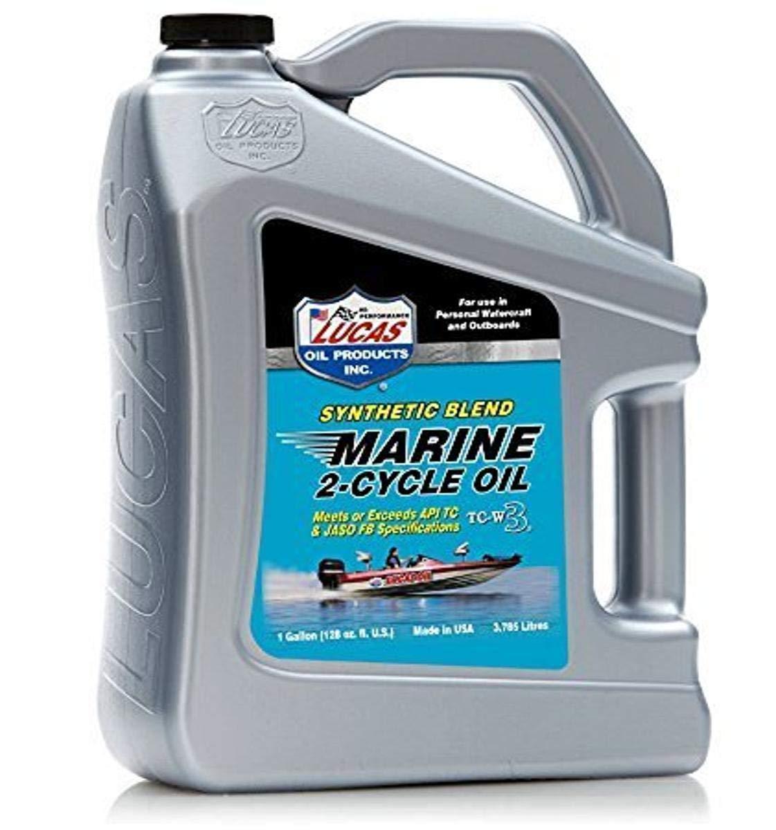 LUCAS OIL 10861 Synthetic Blend Marine 2-Cycle Oil, 1 Gallon - High quality product image showing LUCAS OIL 10861 Synthetic Blend Marine 2-Cycle Oil, 1 Gallon details and features