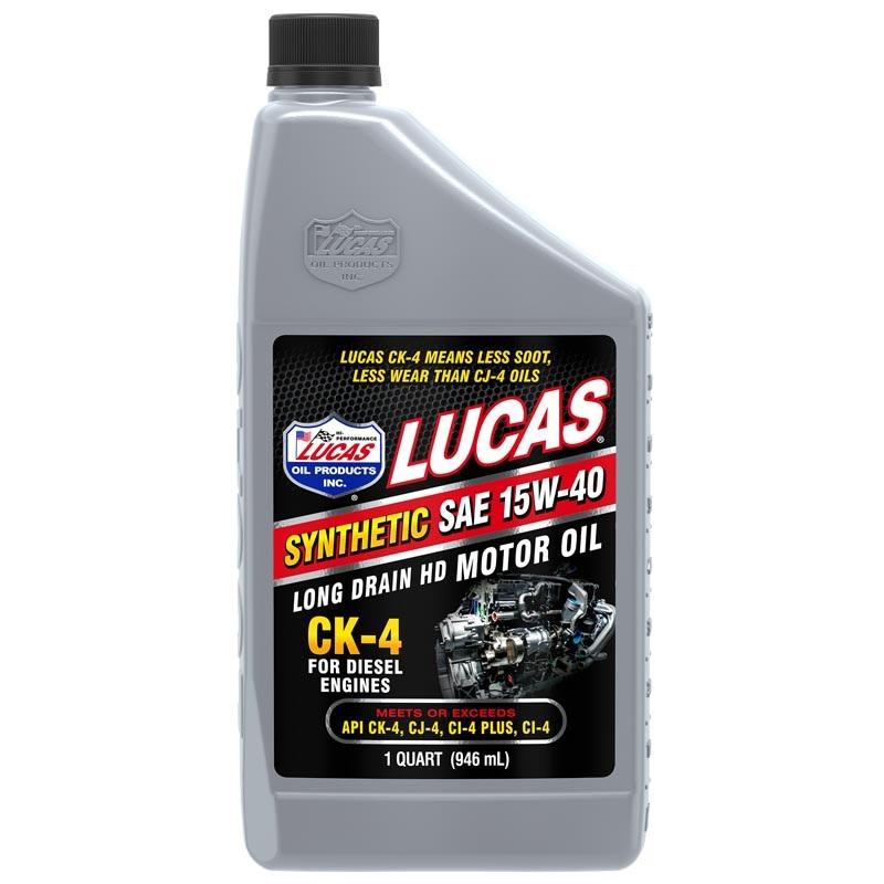LUCAS OIL 11246 Synthetic SAE 15W-40 CK-4 Truck Oill, 1 Quart - The Twister Group Tools product